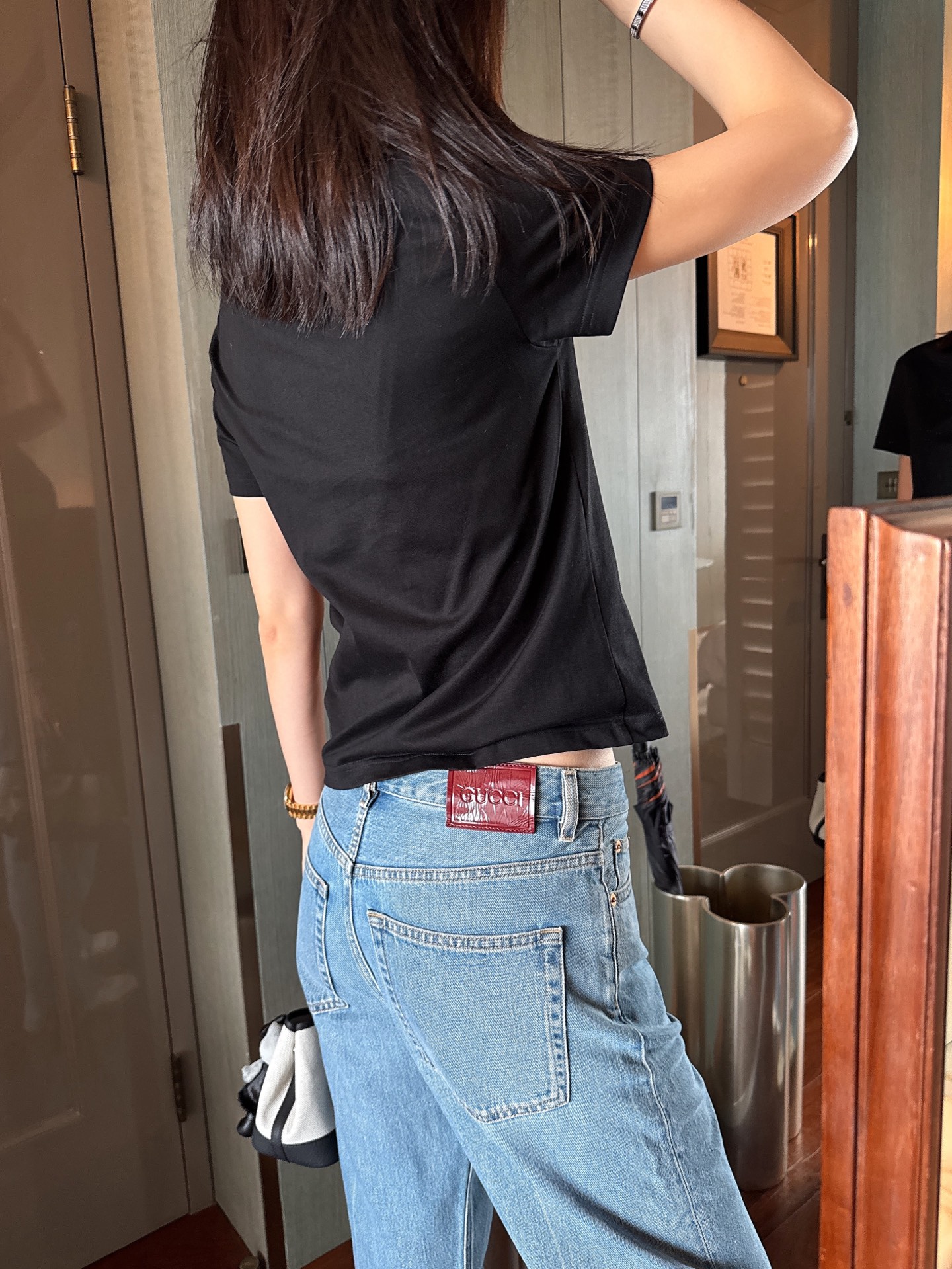 Gucci   經典拼色羅紋短袖 精品 高仿 - 14