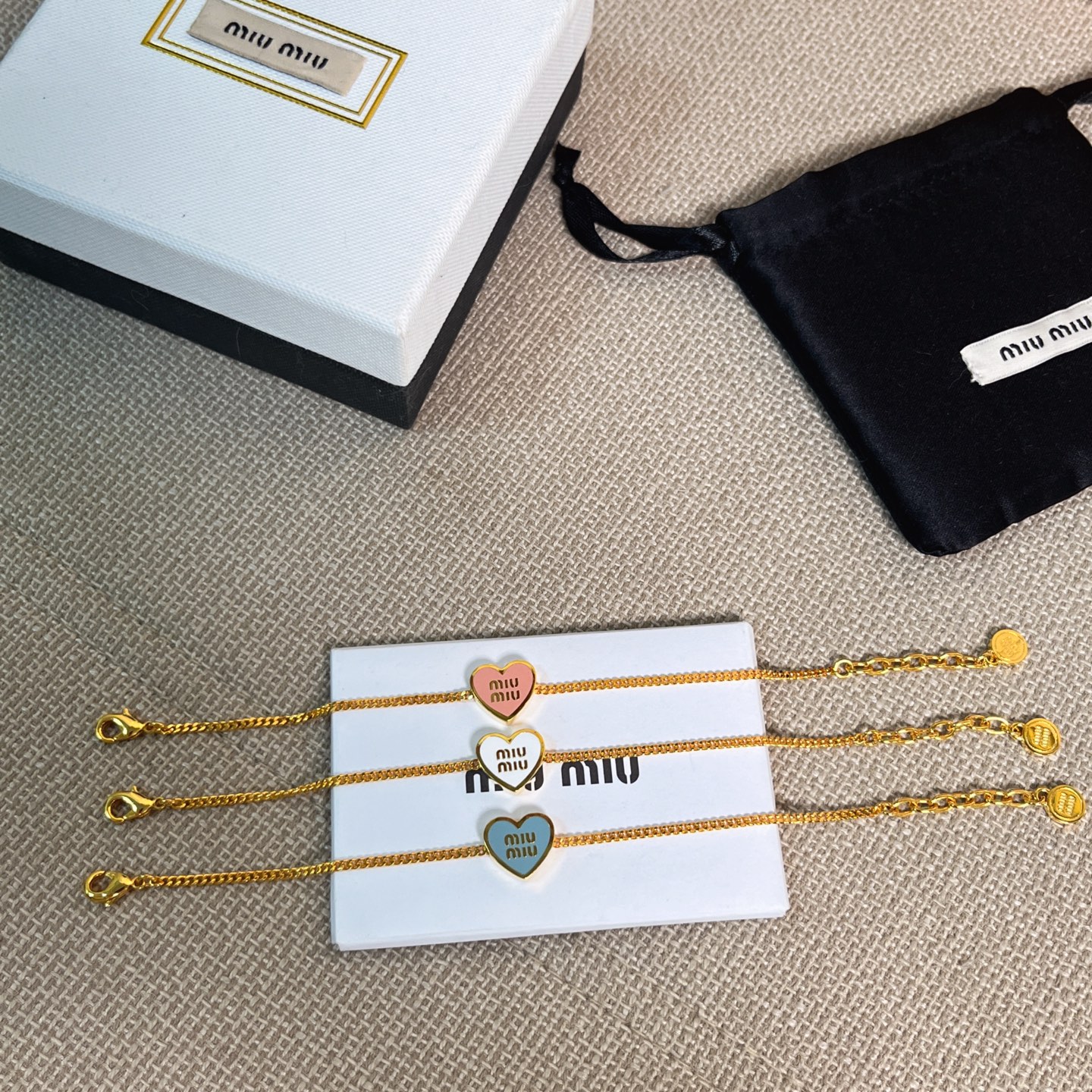MIU MIU  愛心項鍊 精品 高仿 - 8