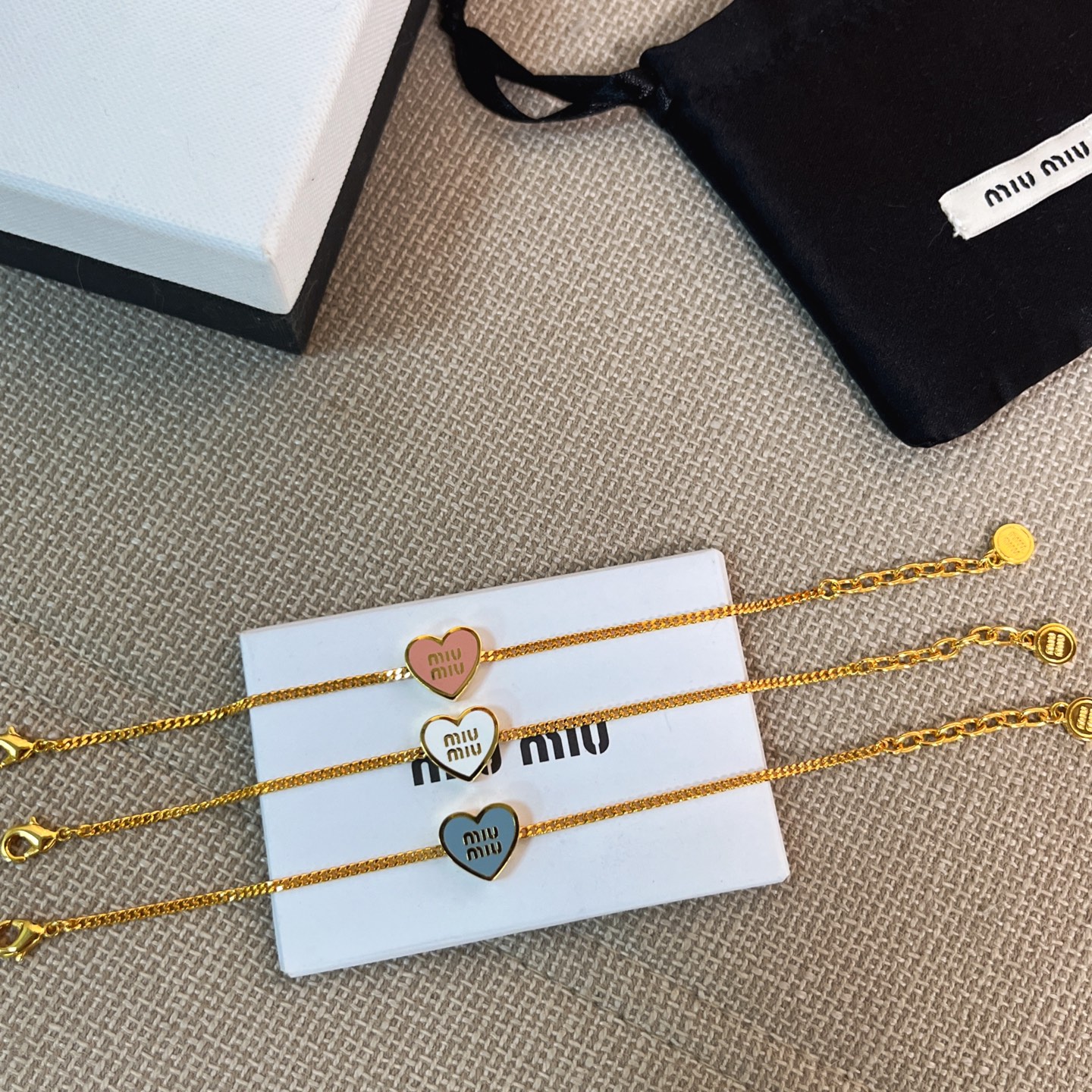 MIU MIU  愛心項鍊 精品 高仿 - 9