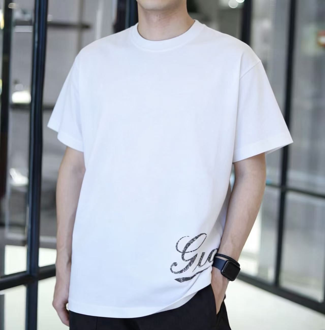 Gucci 花體字母短袖 精品 高仿 - 1