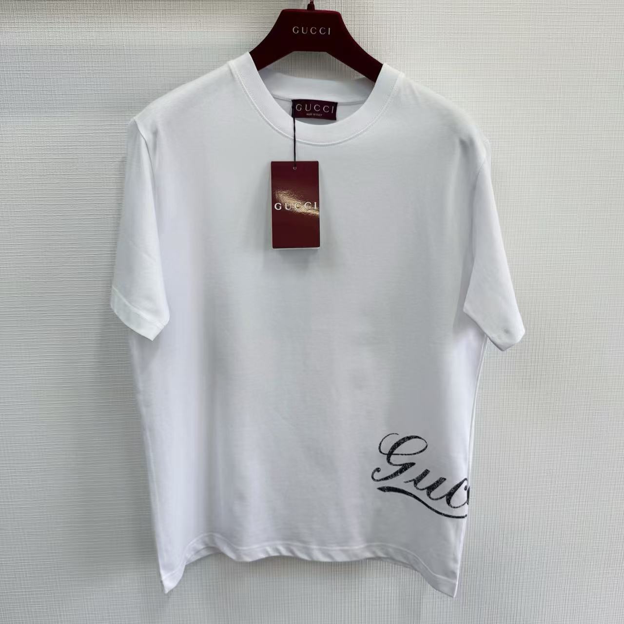 Gucci 花體字母短袖 精品 高仿 - 4