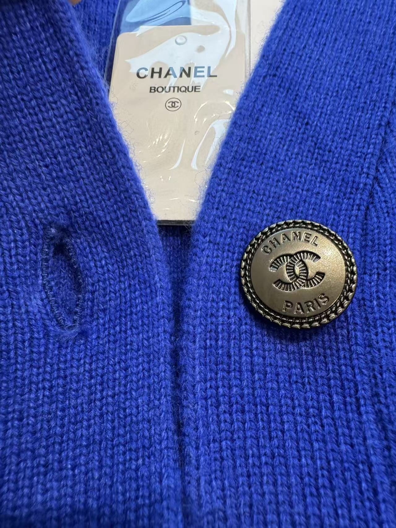 雙十一重磅福利款-Chanel  滿版亮片雙C標織開衫 精品 高仿 - 11