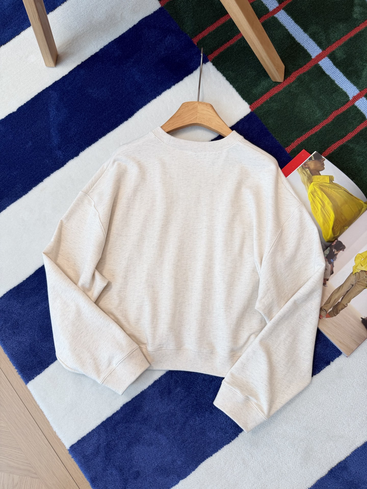 Dior 燕麥色短版衛衣 精品 精工 - 7