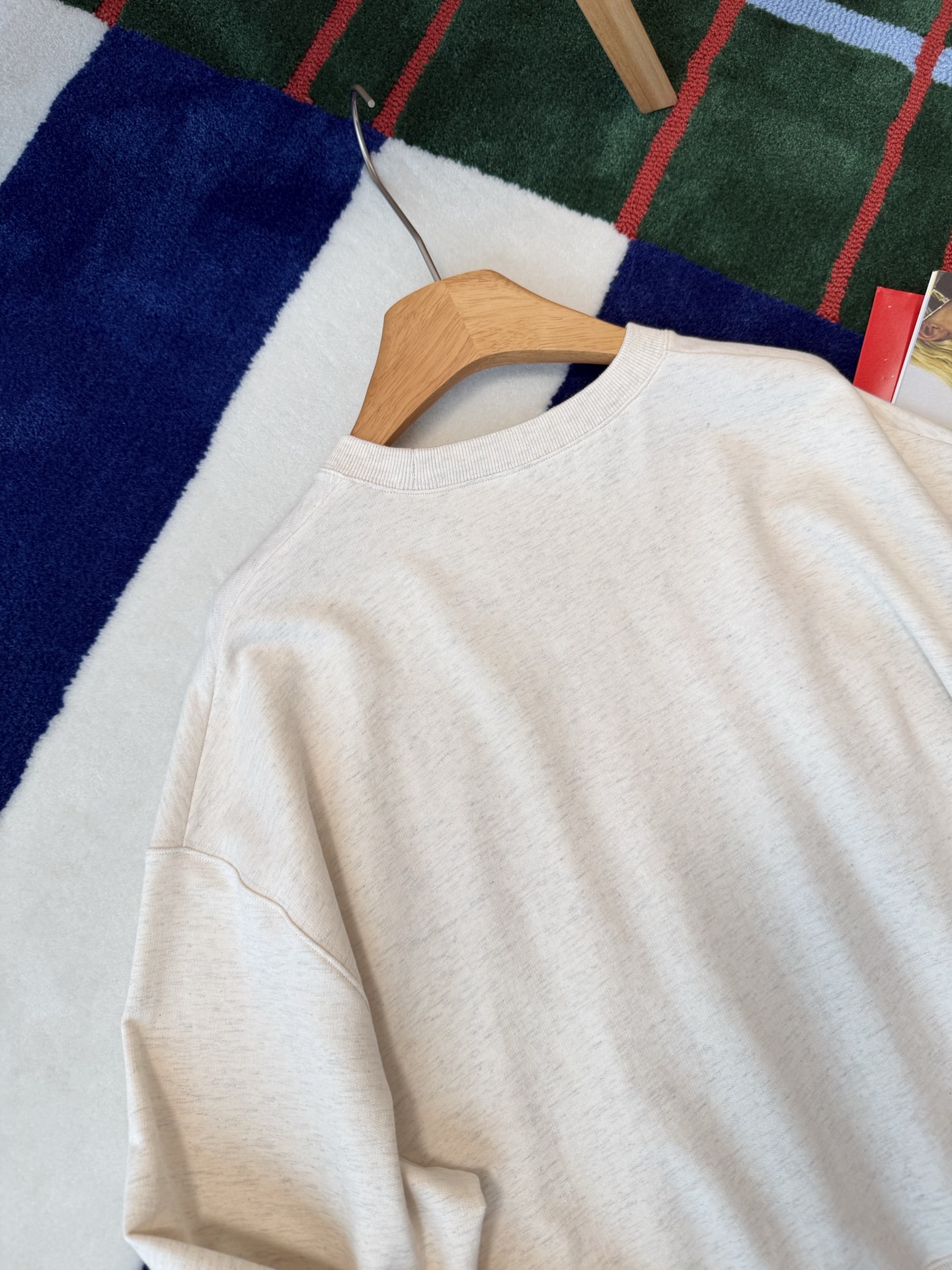 Dior 燕麥色短版衛衣 精品 精工 - 8