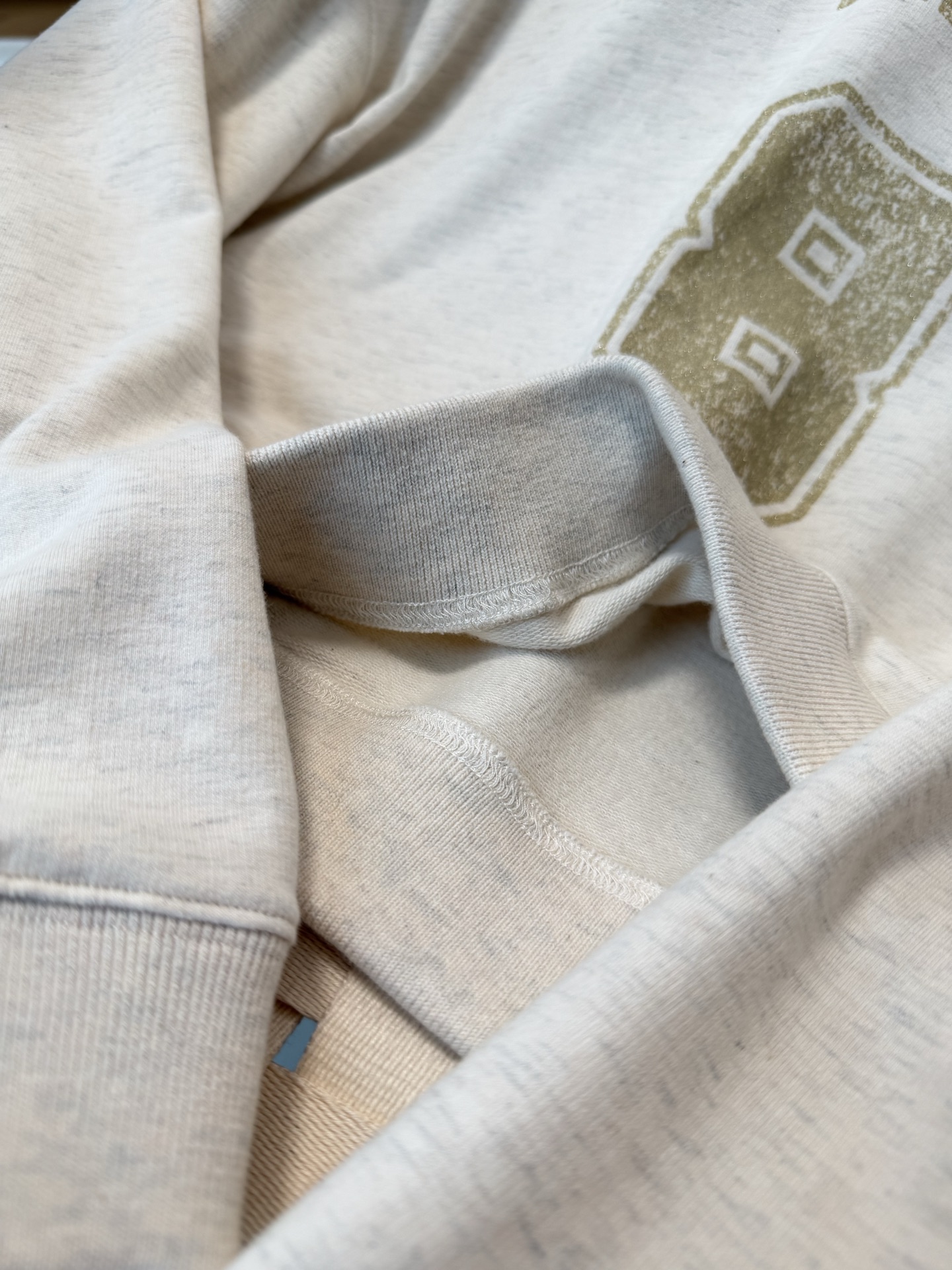 Dior 燕麥色短版衛衣 精品 精工 - 9