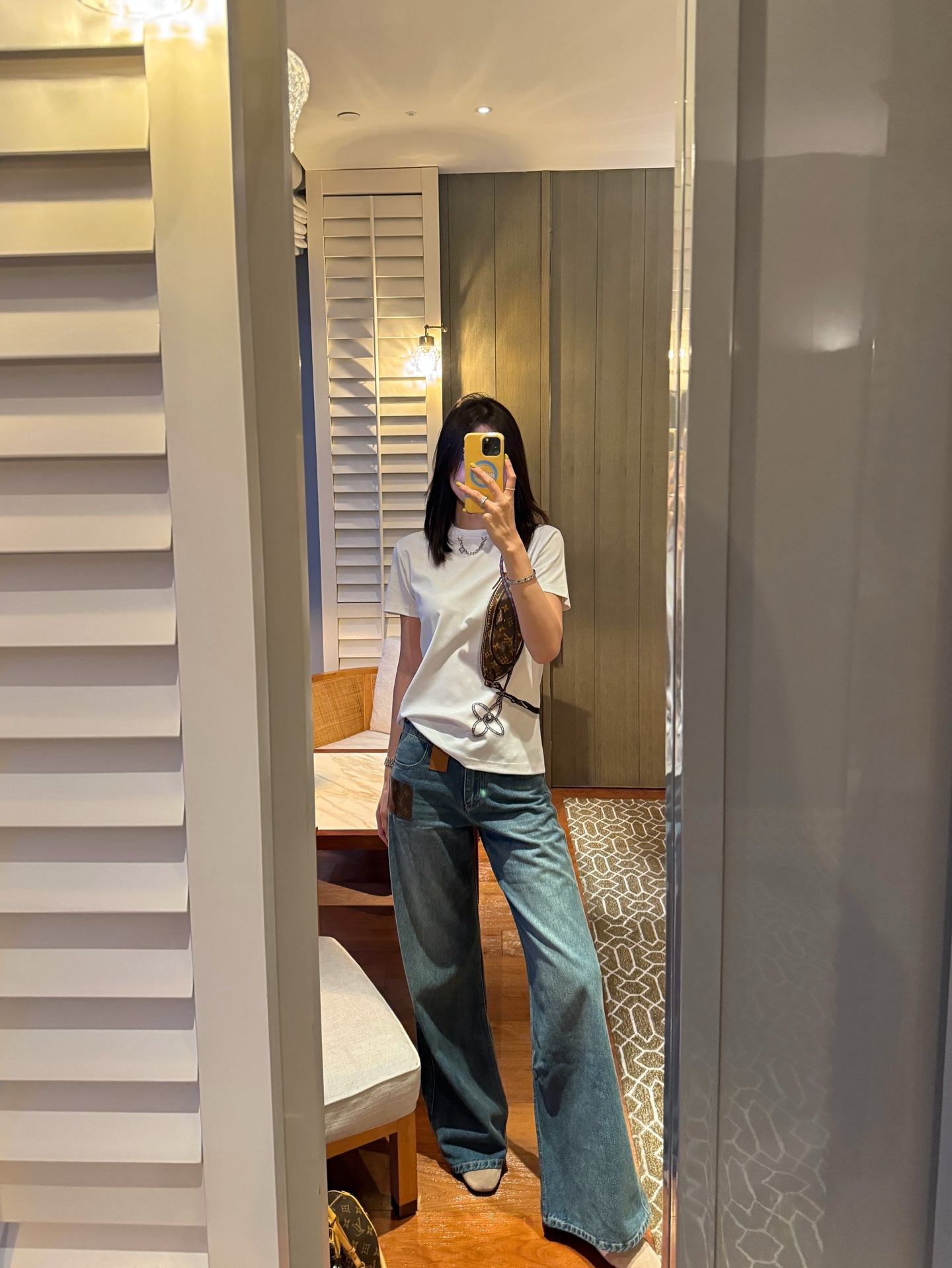 Louis Vuitton   腰包印花短袖 奢侈品 精品 - 10