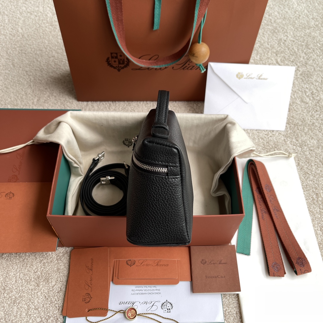 雙十一重磅福利款-Loro piana Extra Pocket 19飯盒包 (奢侈品,高仿) - 32