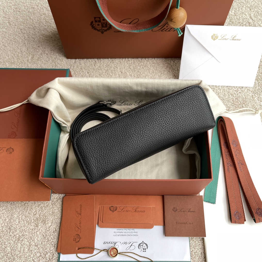 雙十一重磅福利款-Loro piana Extra Pocket 19飯盒包 (奢侈品,高仿) - 33