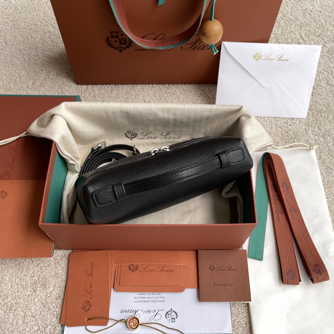 雙十一重磅福利款-Loro piana Extra Pocket 19飯盒包 (奢侈品,高仿) - 30