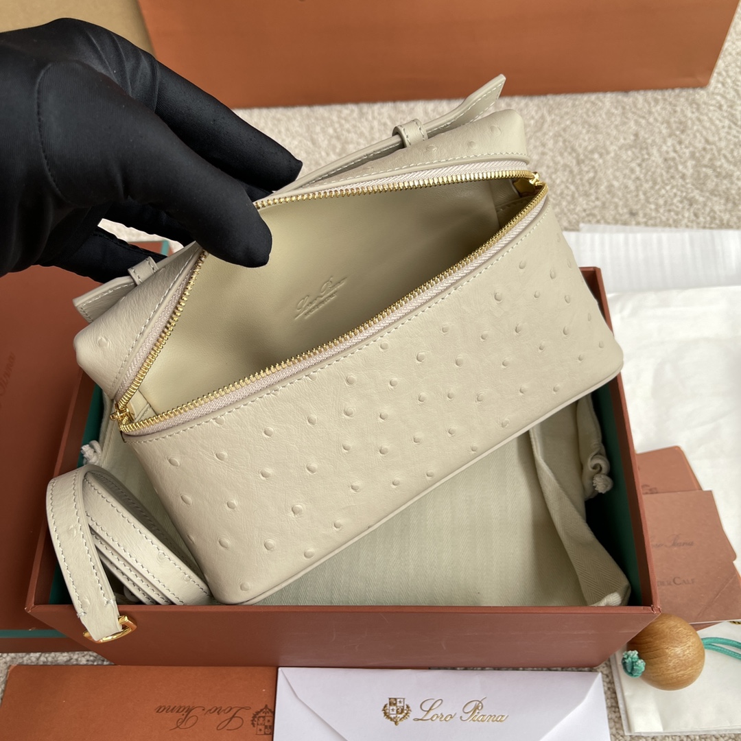 雙十一重磅福利款-Loro piana Extra Pocket 19飯盒包 (奢侈品,高仿) - 34