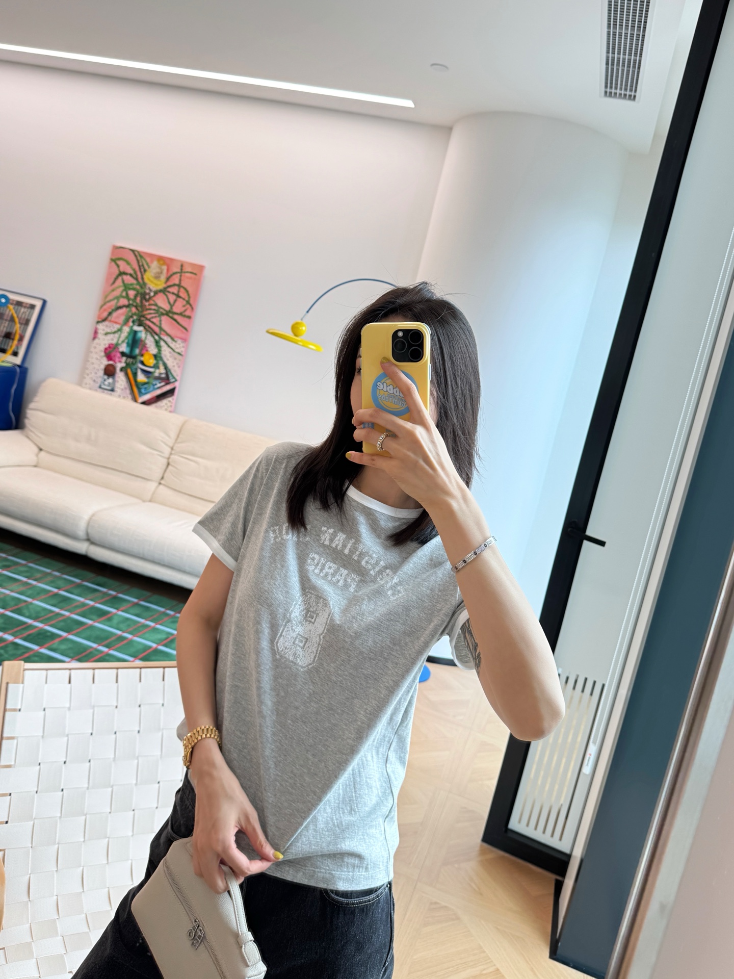 Dior 灰色8號短袖 精品 - 4