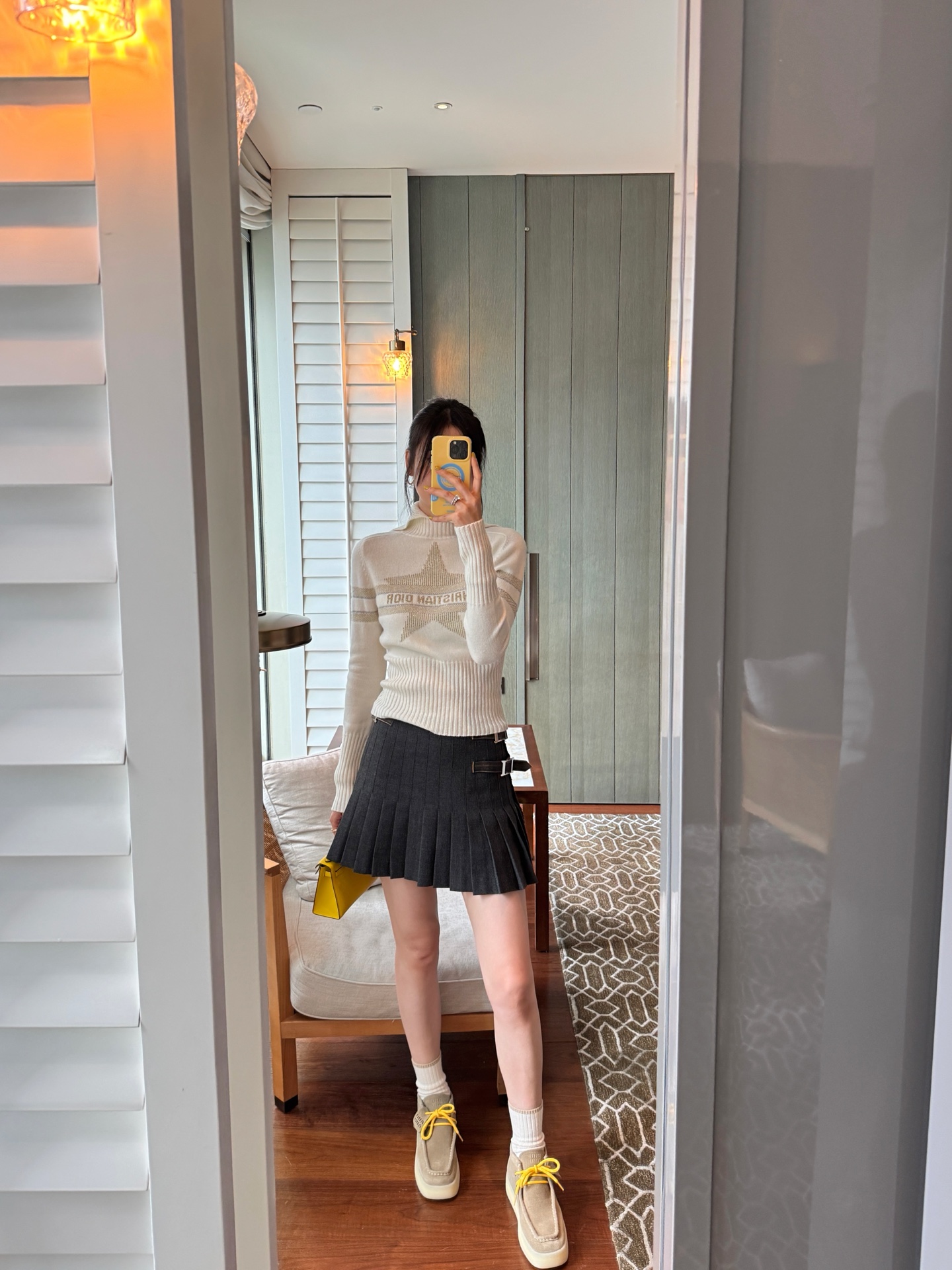 Dior 滑雪系列小翻領五角星針織衫 精品, 時尚 - 15