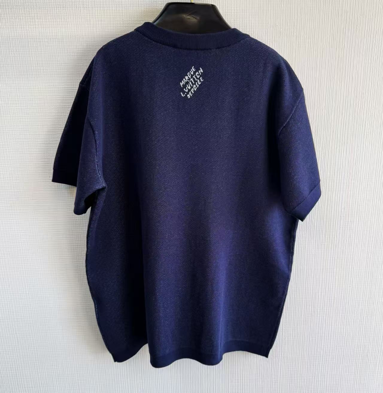 Louis Vuitton   Monogram馬年限定復刻針織短袖 - 5