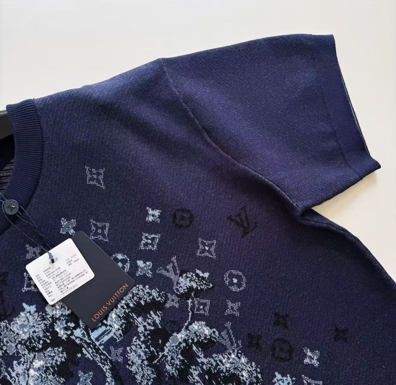 Louis Vuitton   Monogram馬年限定復刻針織短袖 - 8