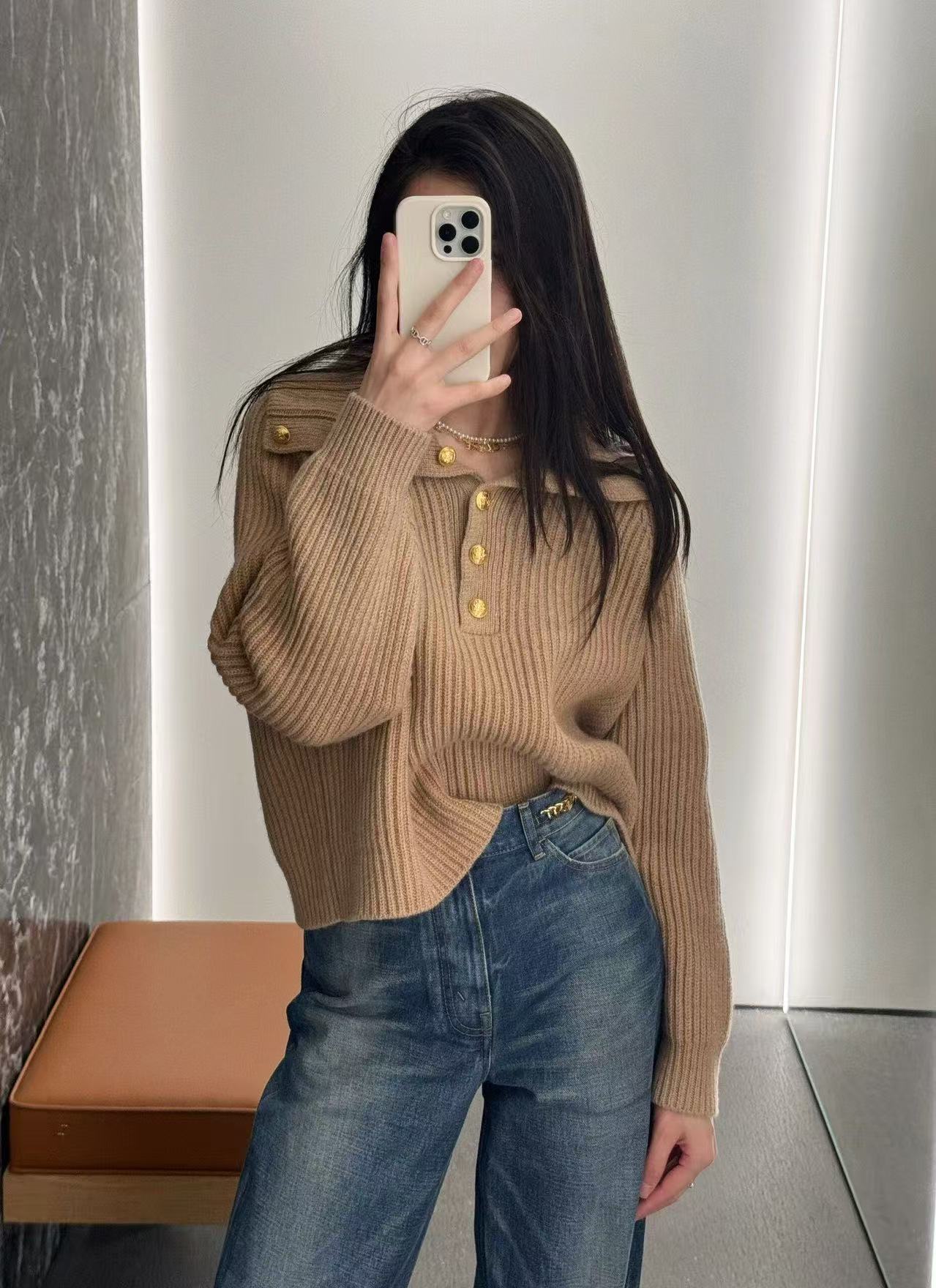 雙十一重磅特惠福利- Celine 凱旋門鏈條牛仔褲 原單 精品 - 10