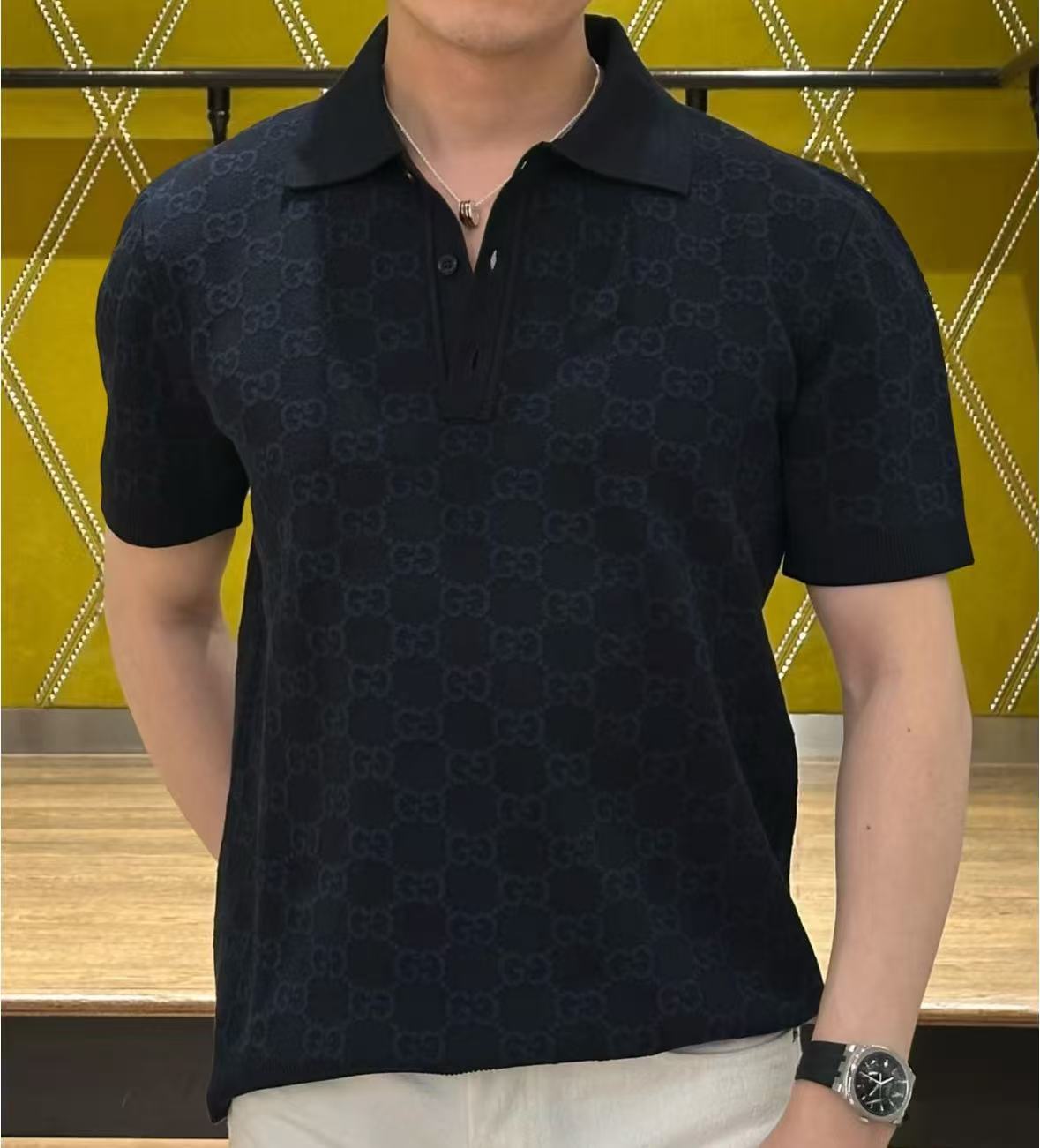 Gucci 雙G提花polo衫 奢侈品 精工 - 1