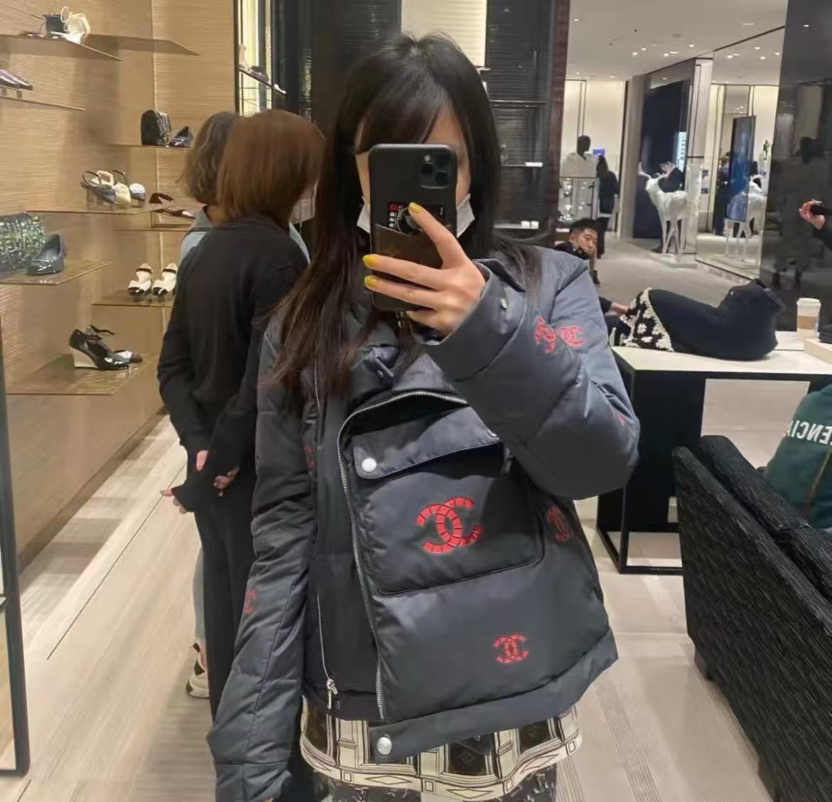 雙十一重磅福利款-Chanel 雙C標誌羽絨外套  – 精品復刻 - 1