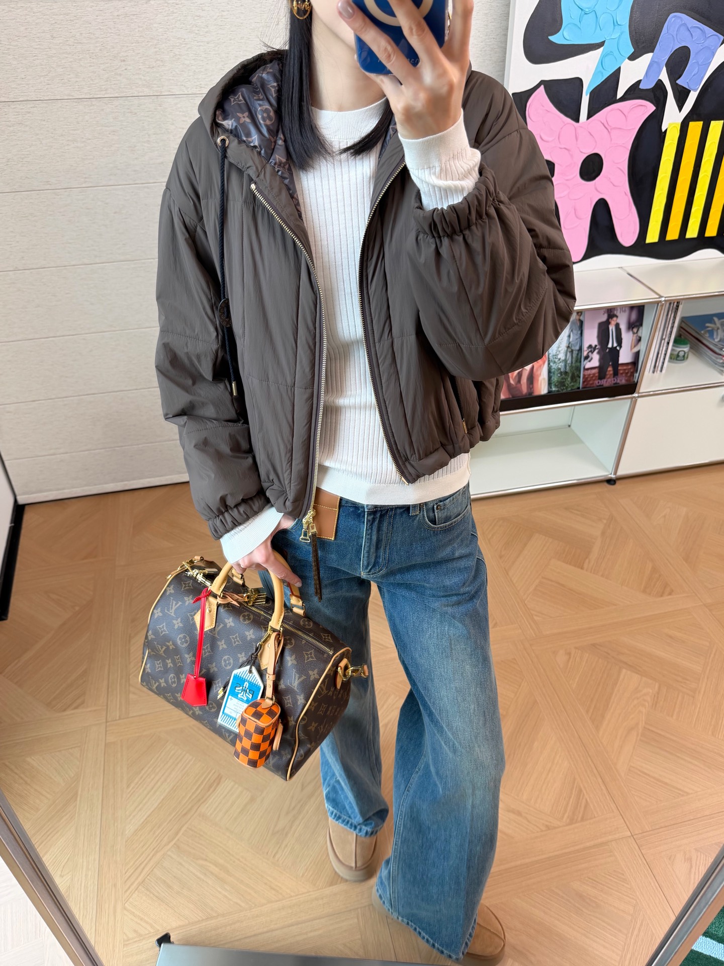 Louis Vuitton 絎縫拉鍊外套 精品 超A - 6