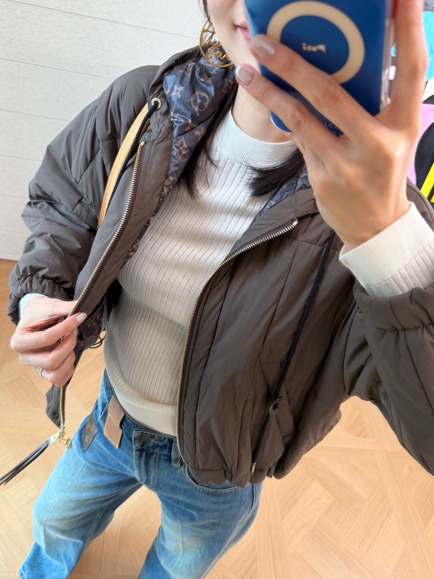 Louis Vuitton 絎縫拉鍊外套 精品 超A - 7