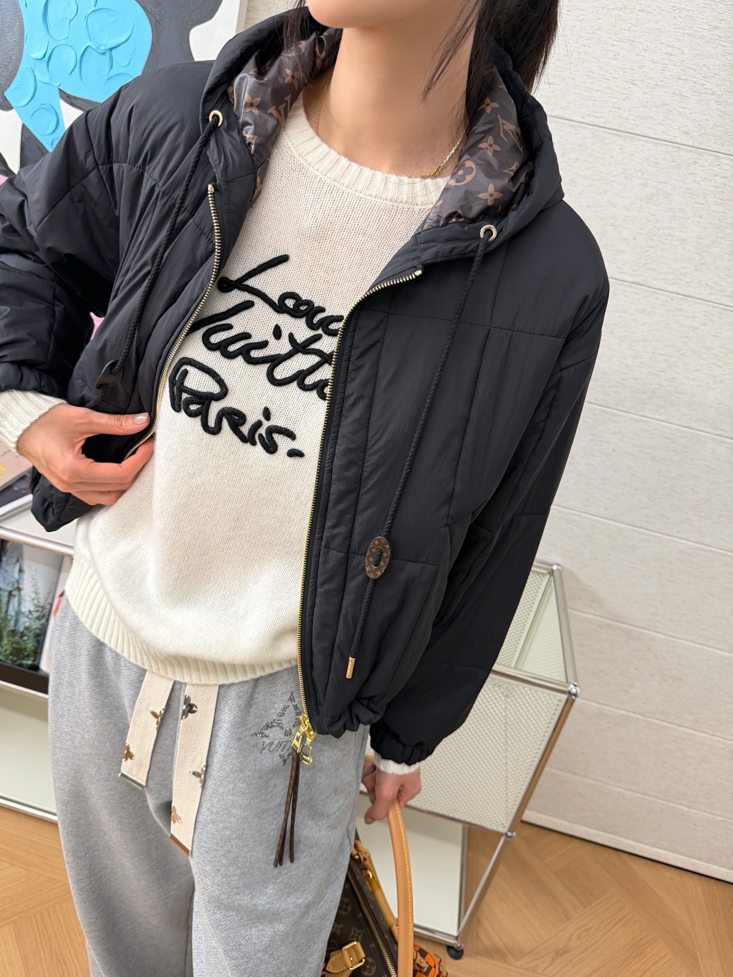 Louis Vuitton 絎縫拉鍊外套 精品 超A - 13