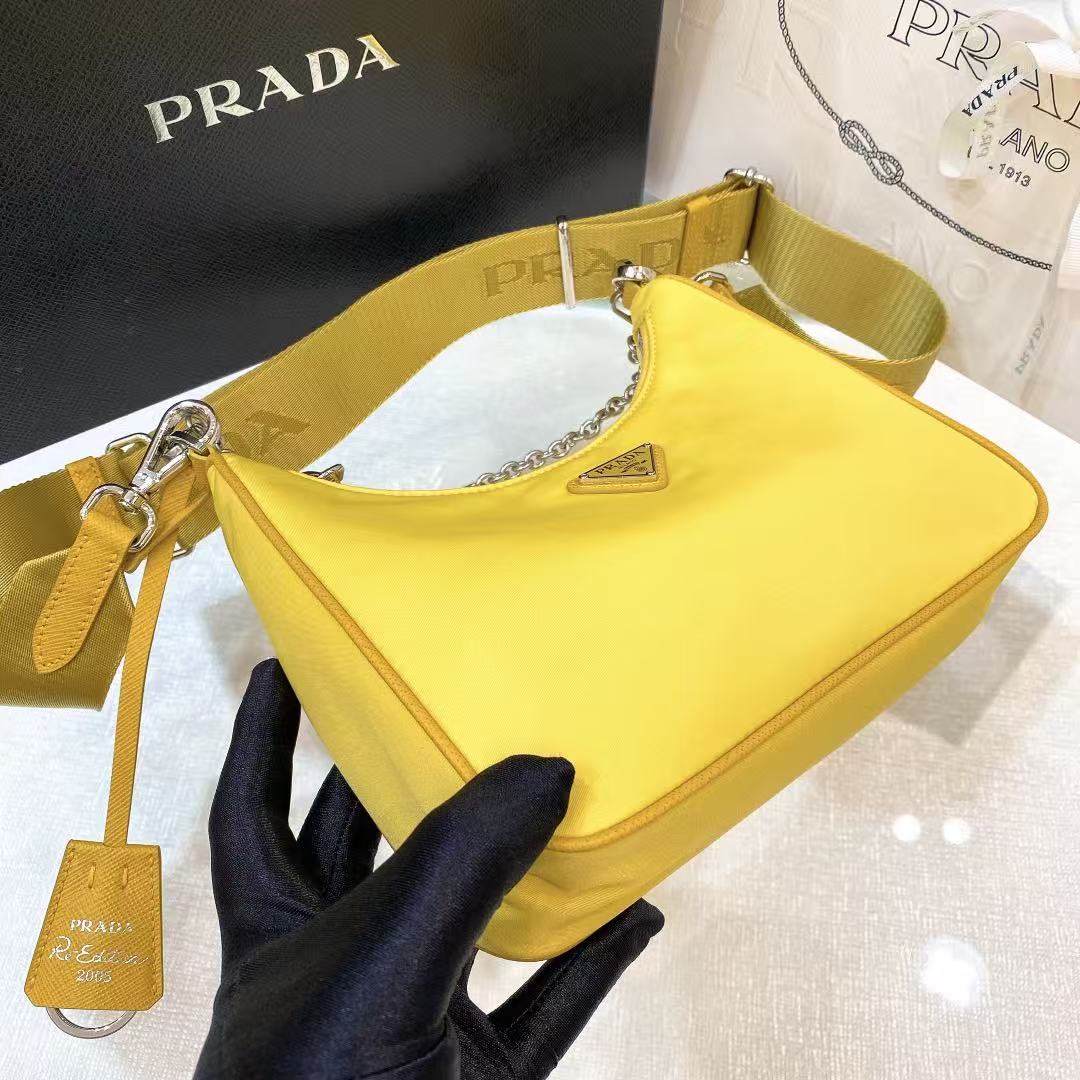 雙十一重磅福利款-Prada  hobo三合一多功能包(不配盒子) 高仿 精工 - 14