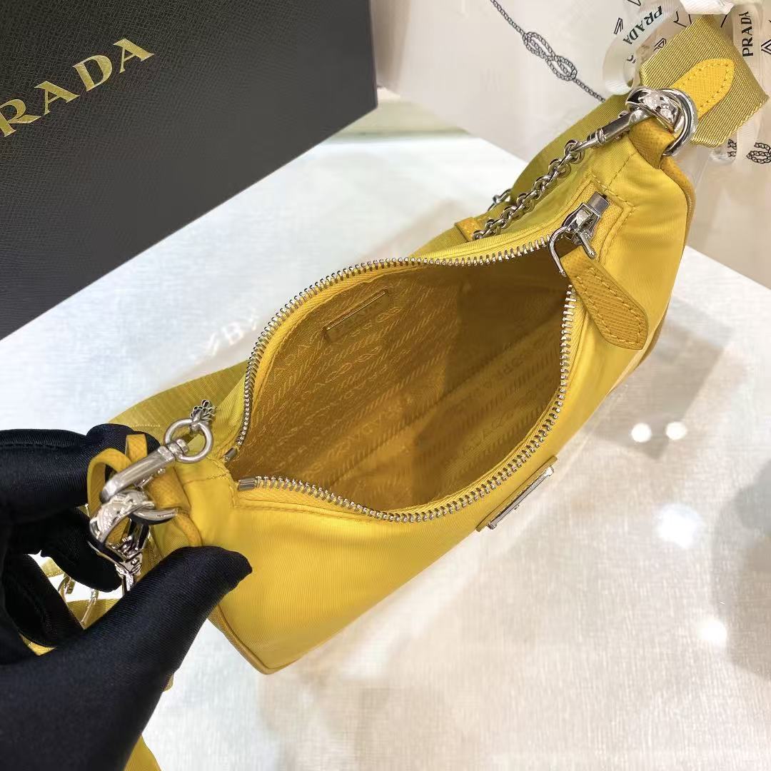 雙十一重磅福利款-Prada  hobo三合一多功能包(不配盒子) 高仿 精工 - 15