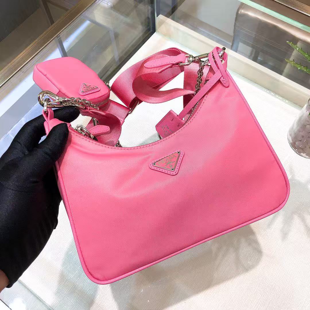 雙十一重磅福利款-Prada  hobo三合一多功能包(不配盒子) 高仿 精工 - 17