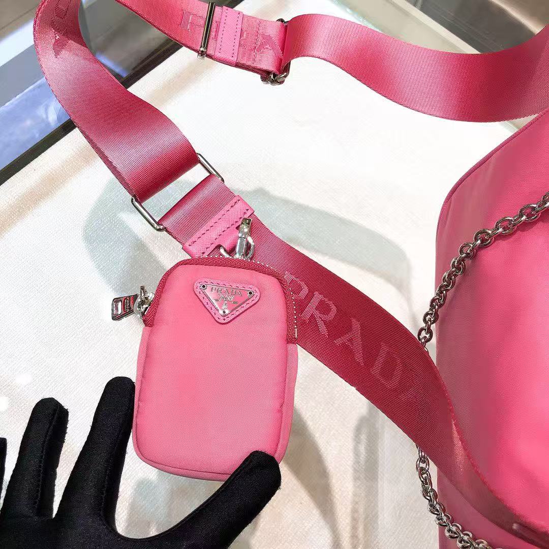 雙十一重磅福利款-Prada  hobo三合一多功能包(不配盒子) 高仿 精工 - 20