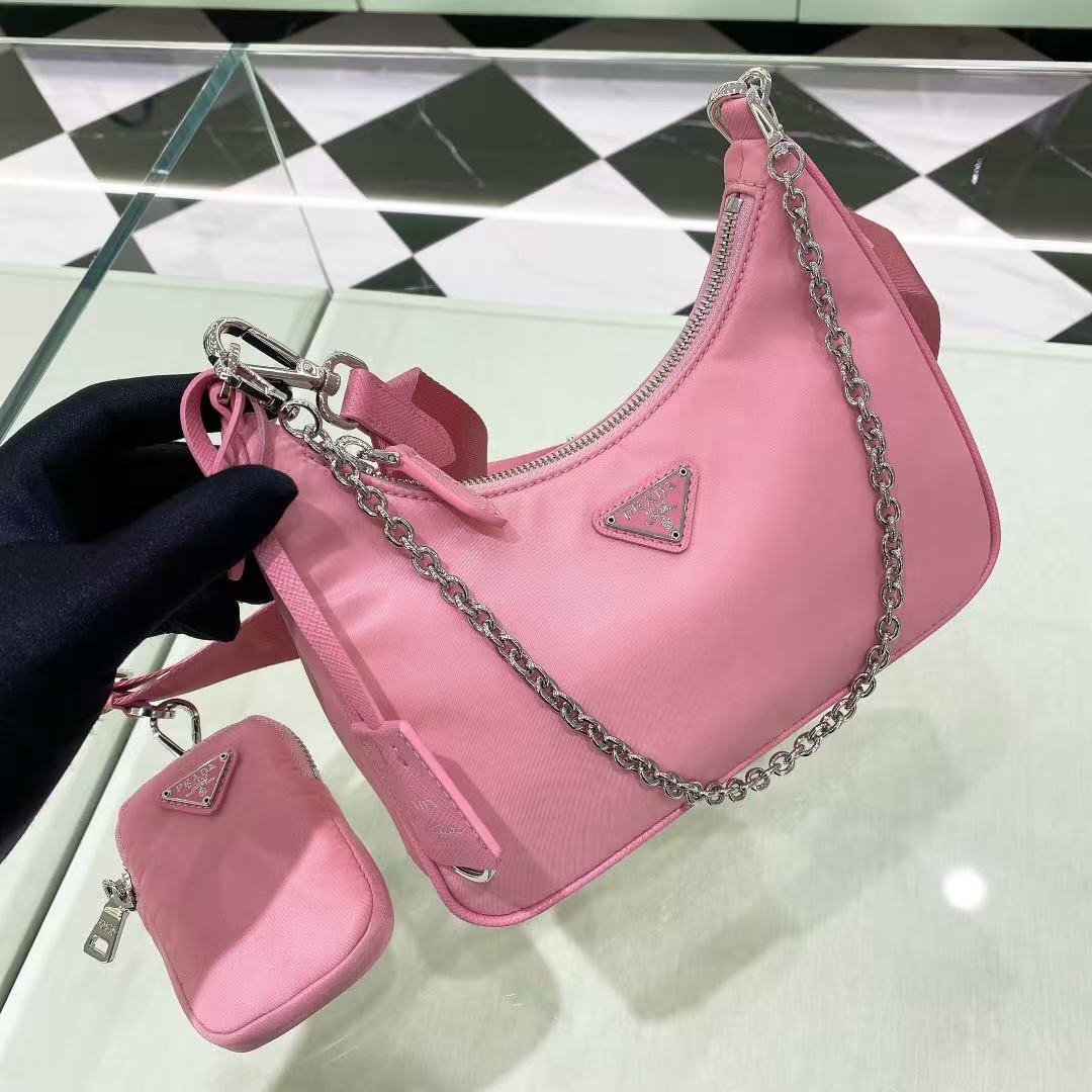 雙十一重磅福利款-Prada  hobo三合一多功能包(不配盒子) 高仿 精工 - 23