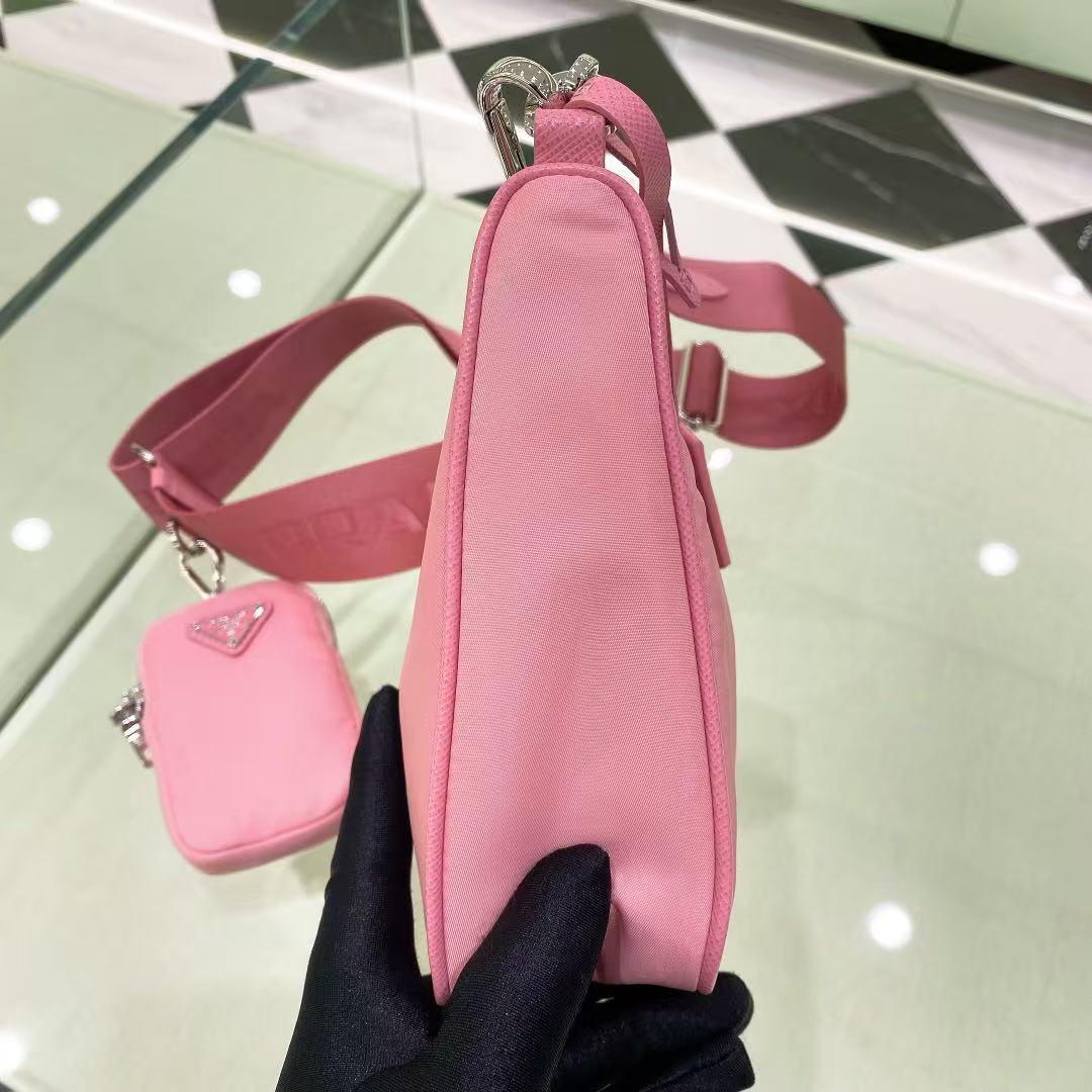 雙十一重磅福利款-Prada  hobo三合一多功能包(不配盒子) 高仿 精工 - 27