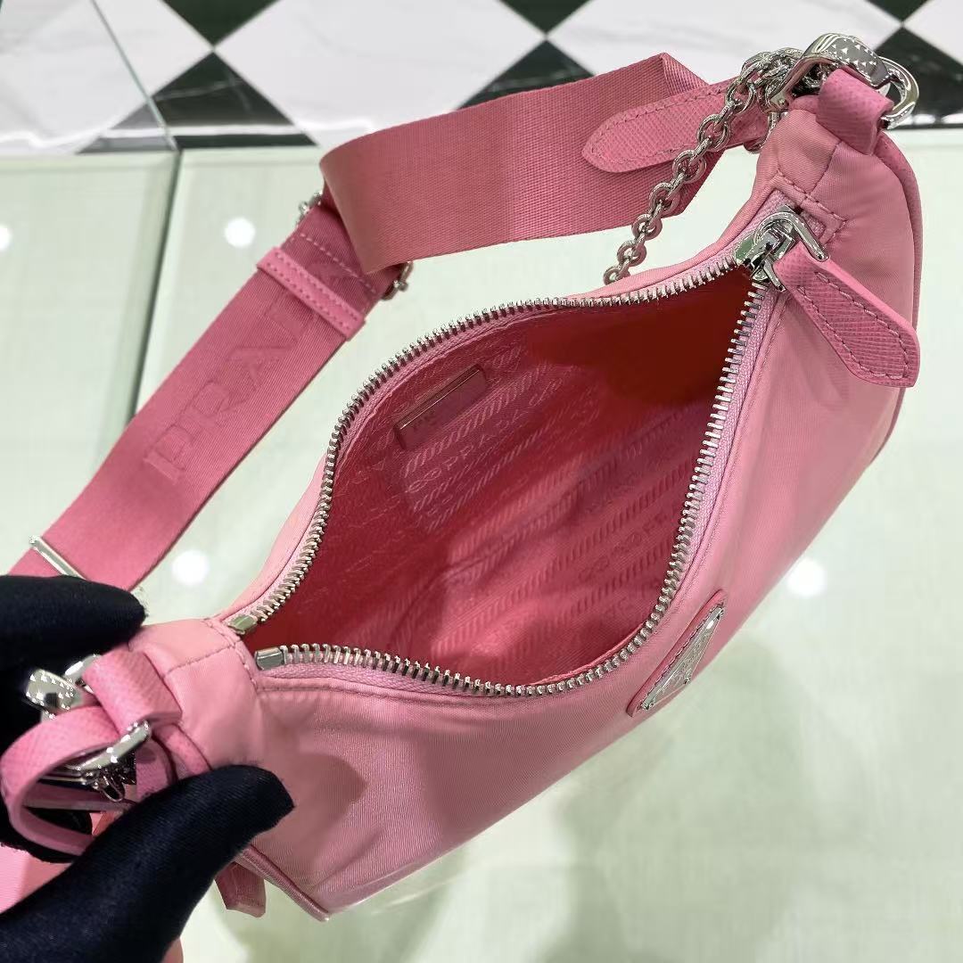 雙十一重磅福利款-Prada  hobo三合一多功能包(不配盒子) 高仿 精工 - 28