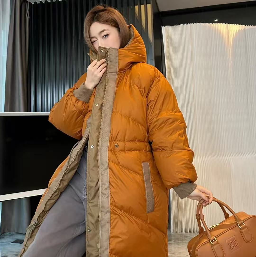 秋冬重磅特惠福利-Hermès 雙面穿長款羽絨外套 - 2