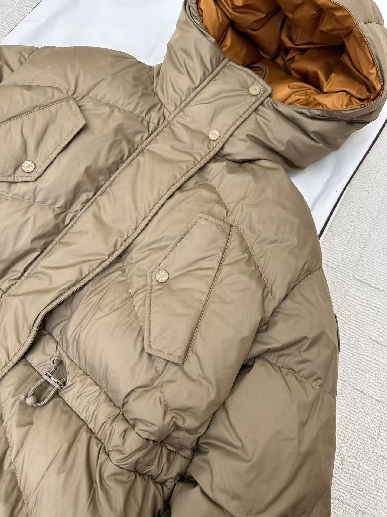 秋冬重磅特惠福利-Hermès 雙面穿長款羽絨外套 - 11