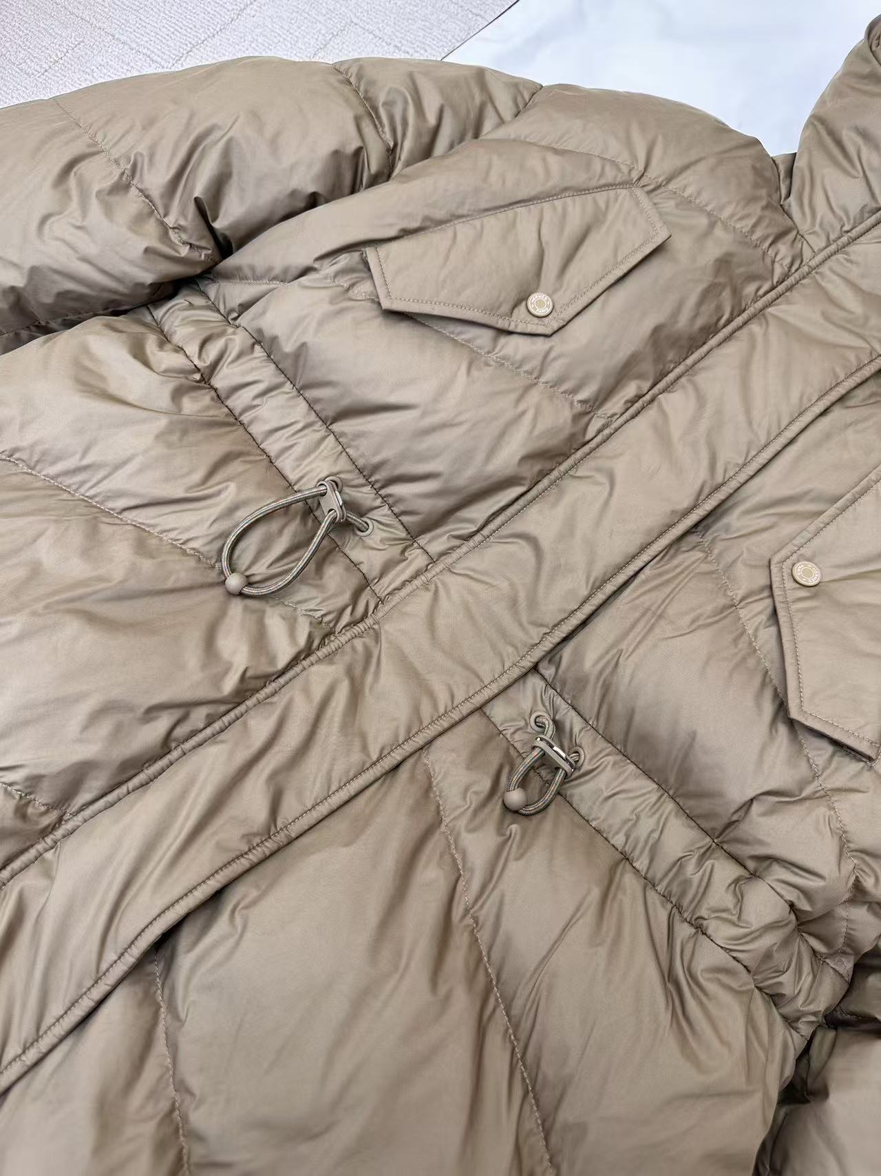 秋冬重磅特惠福利-Hermès 雙面穿長款羽絨外套 - 12