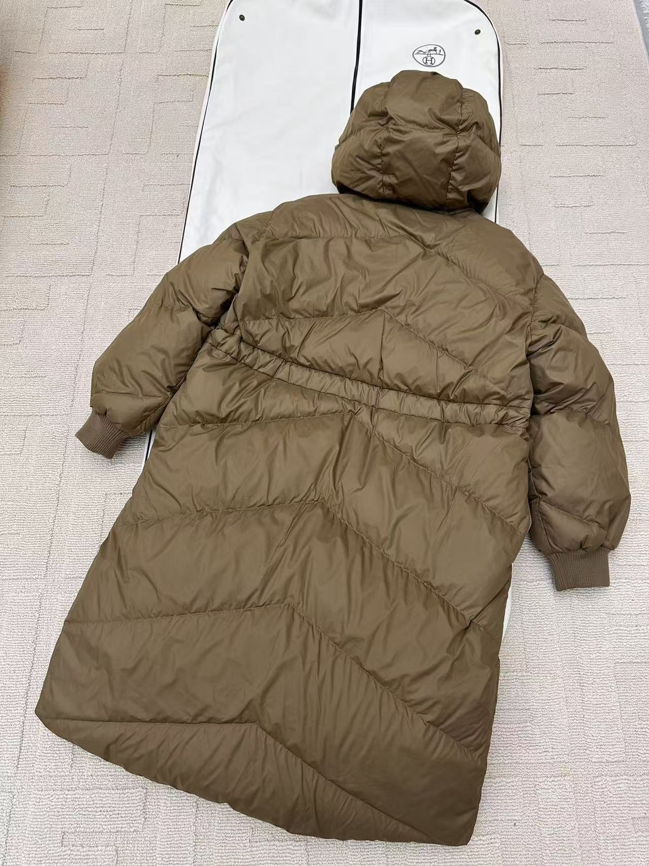 秋冬重磅特惠福利-Hermès 雙面穿長款羽絨外套 - 14