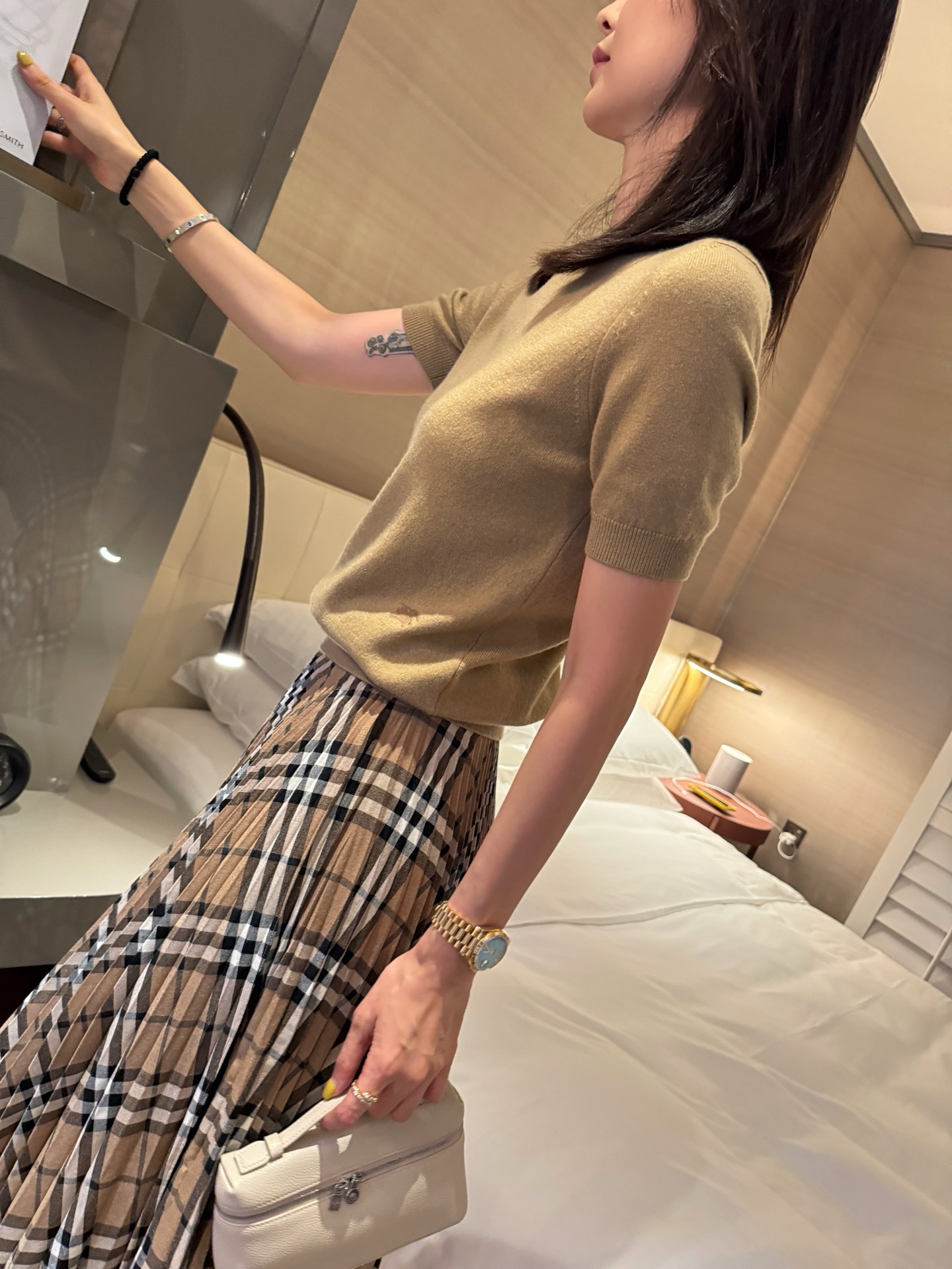 Burberry 下擺騎士刺繡針織短袖 精品 時尚 - 20